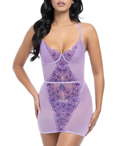 Oh La La Cheri Lavender Babydoll Bra In Purple
