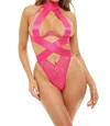 Oh La La Cheri Lucky Open Cup Teddy In Pink Yarrow In Pink
