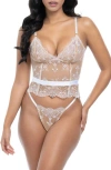 Oh La La Cheri Marielli Underwire Lace-up Bustier