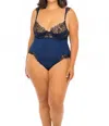 Oh La La Cheri Nicole Teddy - Plus In Estate Blue / Black In Blue