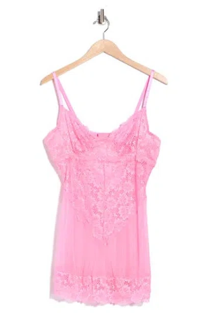 Oh La La Cheri Page Babydoll In Sachet Pink