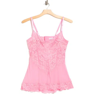 Oh La La Cheri Page Babydoll In Sachet Pink