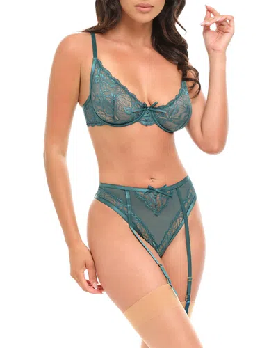 Oh La La Cheri Paisley 2pc Set In Green
