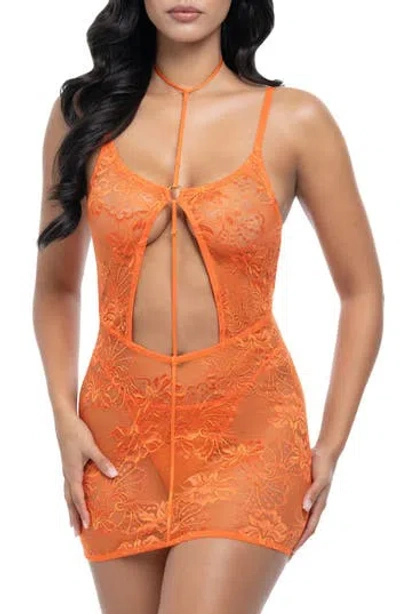 Oh La La Cheri Presley Chemise In Orange