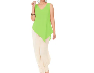Oh My Gauze Allie Top In Pear In Green