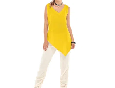 Oh My Gauze Allie Top In Straw In Multi