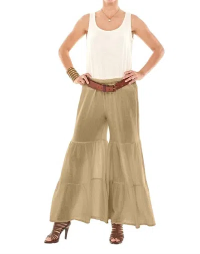 Oh My Gauze Aloha Pant In Cashew In Multi