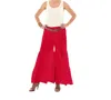 Oh My Gauze Aloha Pant In Crimson