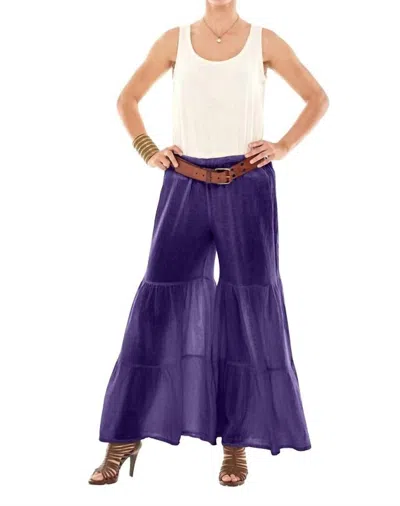 Oh My Gauze Aloha Pant In Grape