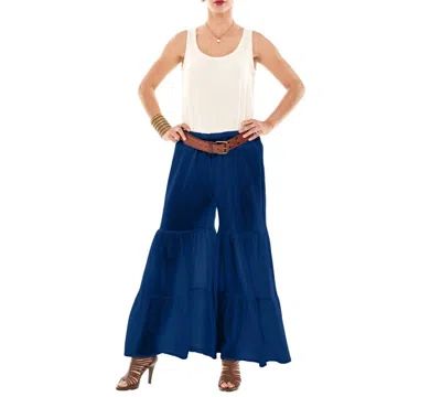 Oh My Gauze Aloha Pant In Sapphire In Blue