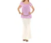 Oh My Gauze Bird Blouse In Orchid In Pink