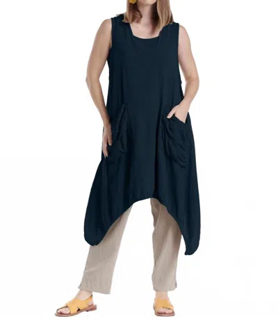 Oh My Gauze Brad Dress In Sapphire In Blue