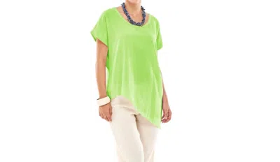 Oh My Gauze Daytona Top In Pear In Green