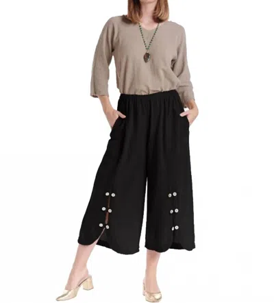 Oh My Gauze Dotty Pant In Black