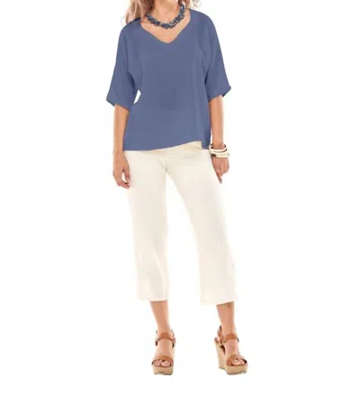Oh My Gauze Erin Top In Sea In Blue