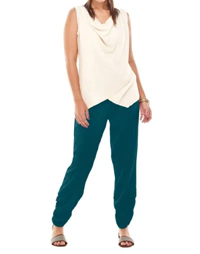 Oh My Gauze Essie Pant In Pine In Green