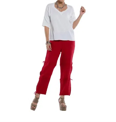 Oh My Gauze Kally Pant In Crimson In Red