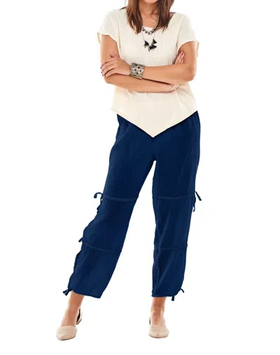 Oh My Gauze Kally Pant In Sapphire In Blue
