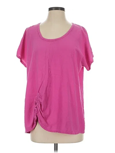 Pre-owned Oh My Gauze Short Sleeve T-shirt In Pink