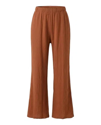 Oh My Gauze Women's Cloud Cotton Pant In Cinnamon In Brown