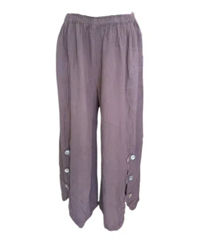 Oh My Gauze Women's Dotty Pant In Mushroom In Gray