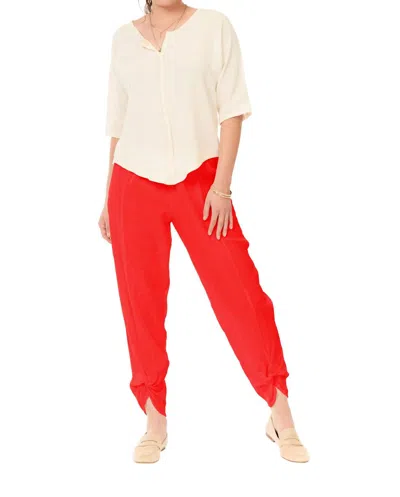 Oh My Gauze Zoey Pant In Crimson In Red