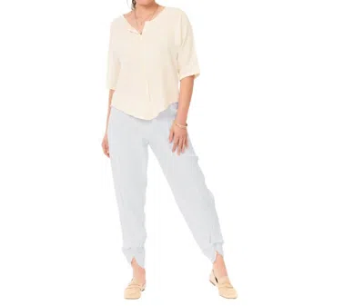 Oh My Gauze Zoey Pant In Snow In White