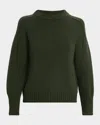 Oh My Goat Cashmere Crewneck Sweater In Green