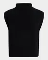 Oh My Goat Cashmere Funnel-neck Vest In Multi