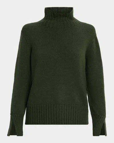 Oh My Goat Cashmere Turtleneck Sweater In Gray