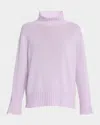 Oh My Goat Cashmere Turtleneck Sweater In Purple