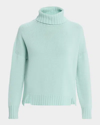 Oh My Goat Turtleneck Cashmere Sweater In Multi