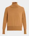 Oh My Goat Turtleneck Merino Wool Sweater In Multi
