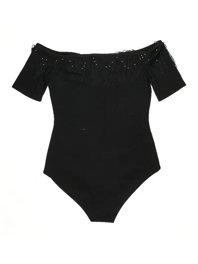 Pre-owned Oh My Love London Bodysuit In Black