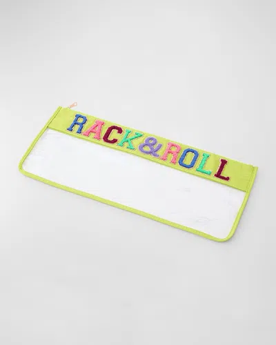 Oh My Mahjong Rack & Roll Tile Bag In Green