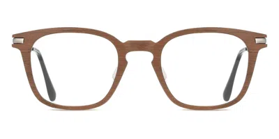 Oh My Woodness! Bonifacio Men's Glasses, Brown, Size 49