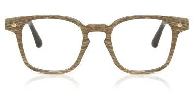 Oh My Woodness! Lisbon Men's Glasses, Brown, Size 48