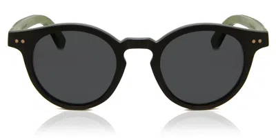 Oh My Woodness! Oval Full Rim Wood Men's Prescription Sunglasses Brown Size 47 -