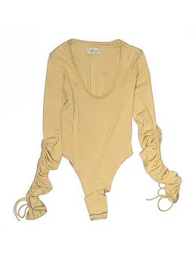 Pre-owned Oh Polly Bodysuit In Yellow