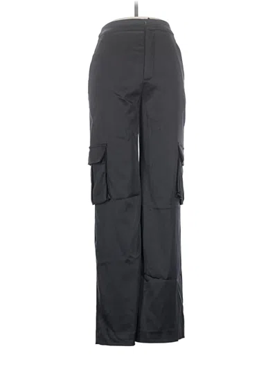 Pre-owned Oh Polly Cargo Pants In Black