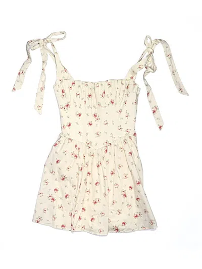Pre-owned Oh Polly Casual Dress In Ivory