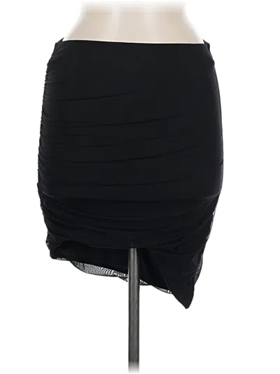 Pre-owned Oh Polly Casual Skirt In Black