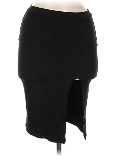 Pre-owned Oh Polly Casual Skirt In Black