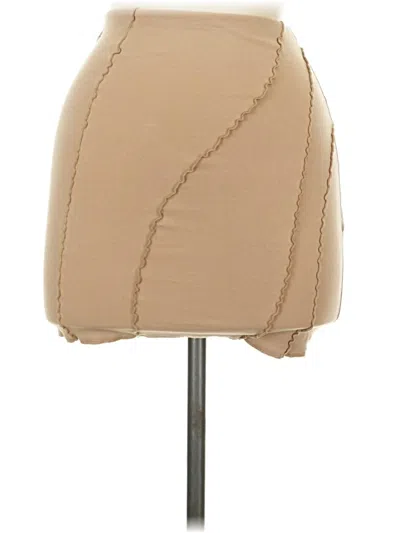 Pre-owned Oh Polly Casual Skirt In Tan