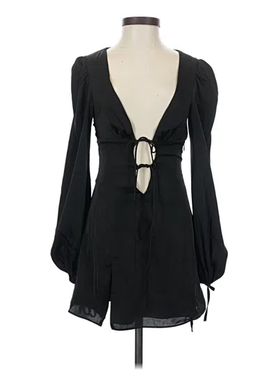 Pre-owned Oh Polly Cocktail Dress In Black