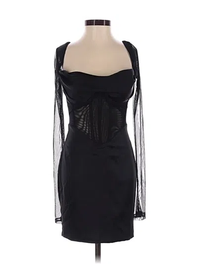 Pre-owned Oh Polly Cocktail Dress In Black