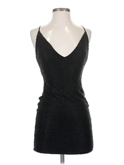 Pre-owned Oh Polly Cocktail Dress In Black