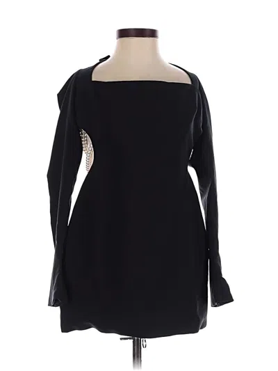Pre-owned Oh Polly Cocktail Dress In Black