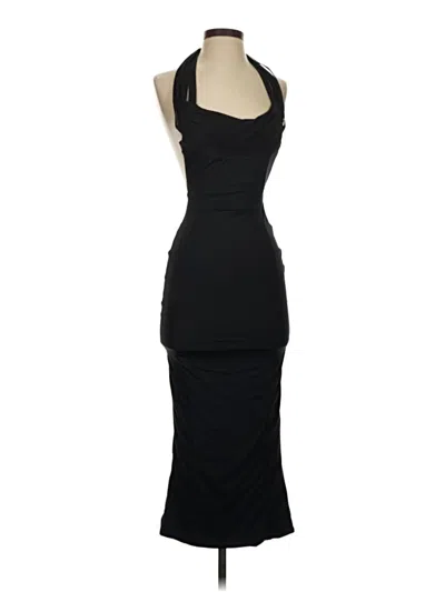 Pre-owned Oh Polly Cocktail Dress In Black