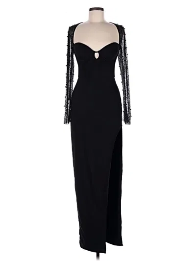 Pre-owned Oh Polly Cocktail Dress In Black